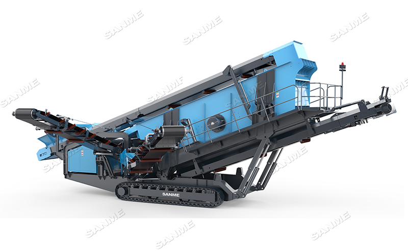 山美MP-S系列履帶移動式篩分站 山美MP-S系列履帶移動式篩分站