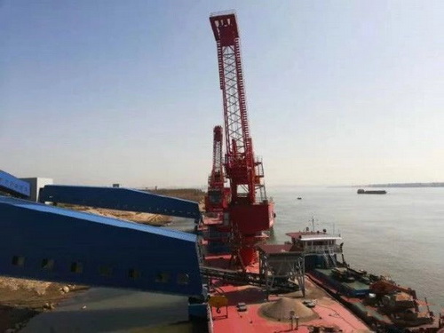 湖北一永久性砂石集并中心建成，總投資約2.5億元，年設計吞吐量360萬噸