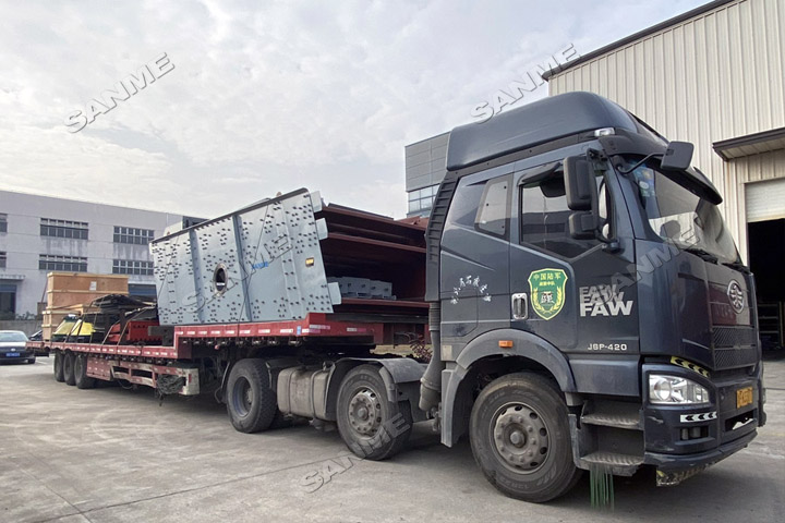 新年發貨忙|上海山美股份尼日利亞花崗巖骨料項目所需高性能破碎篩分裝備均已發出