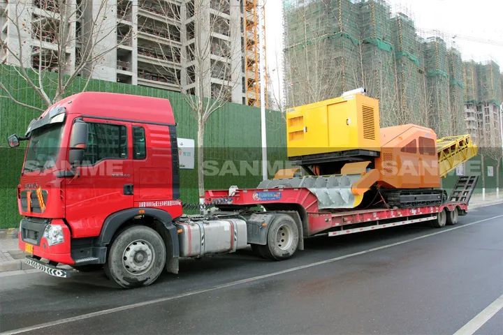 顛覆傳統裝車方式，山美履帶式取料機助您實現降本增效、節能減排！