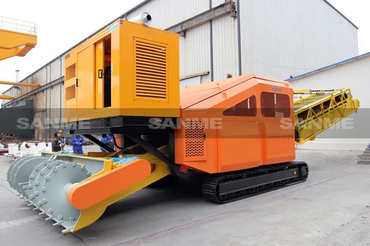 顛覆傳統裝車方式，山美履帶式取料機助您實現降本增效、節能減排！