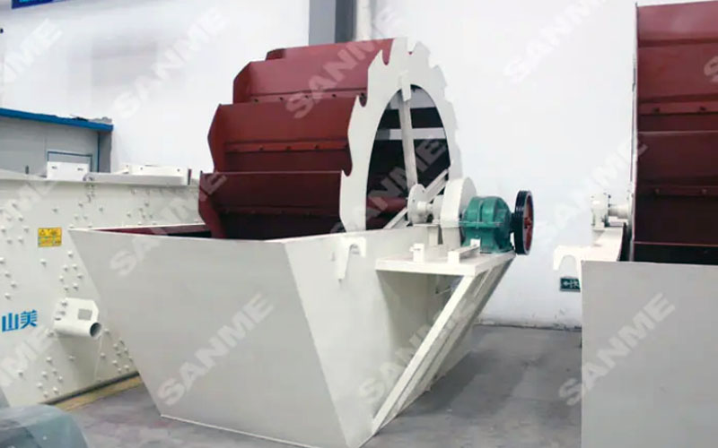 高效輪式洗砂機,洗凈度高,產量大!