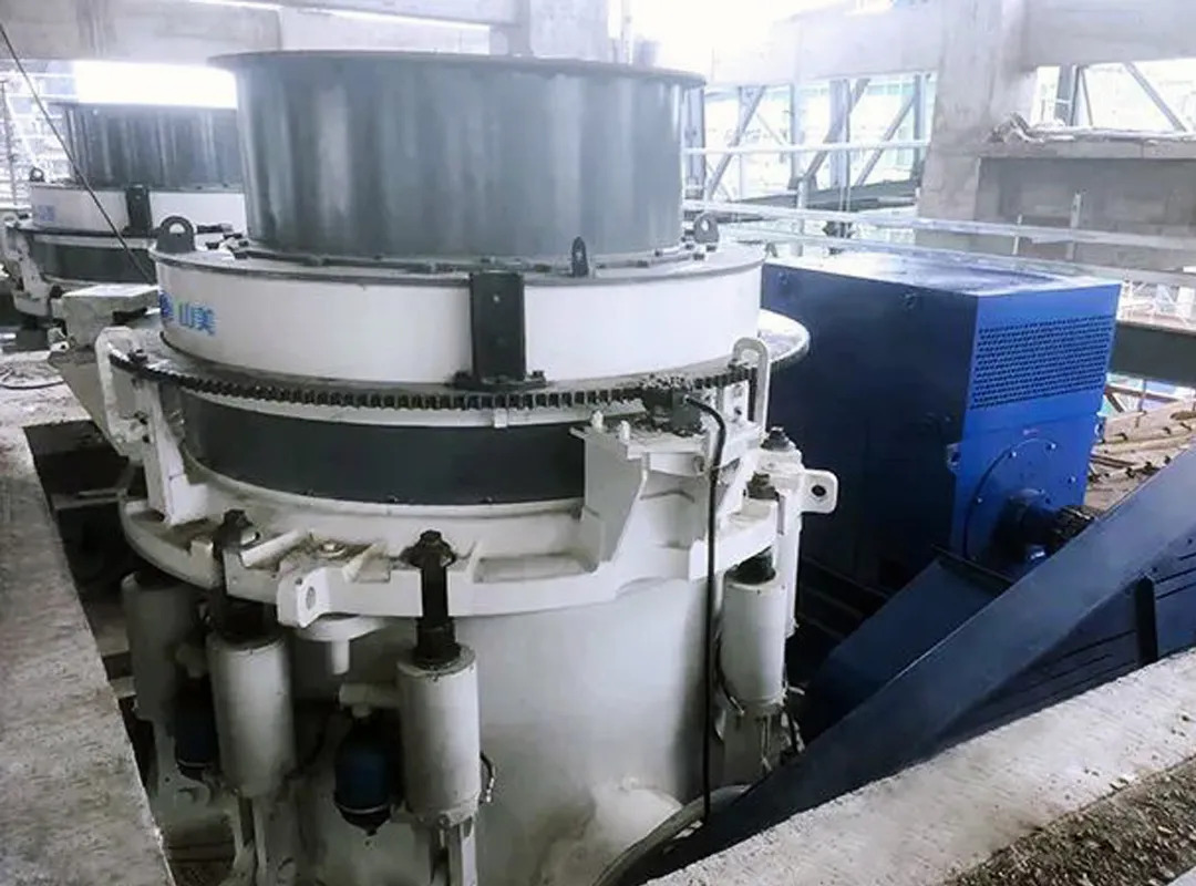 硬巖破碎新突破|山美E-SMS歐星系列液壓圓錐破碎機實現效能躍升