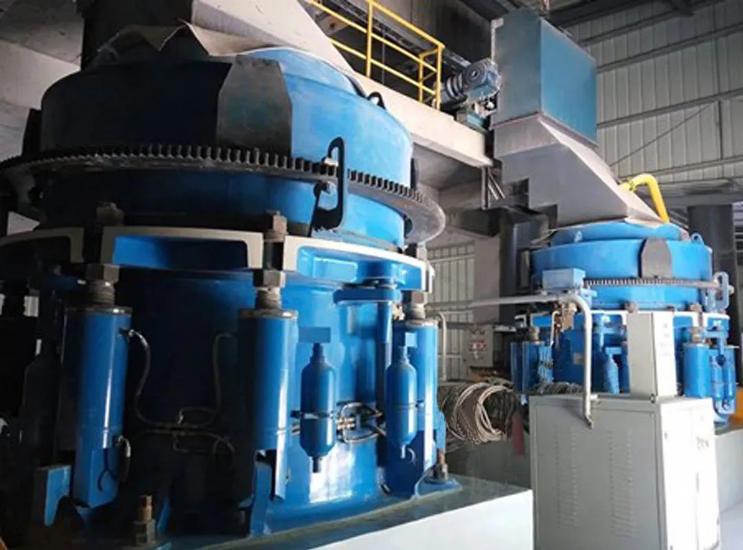 山美E-SMS歐星系列液壓圓錐破碎機施工現場（二）