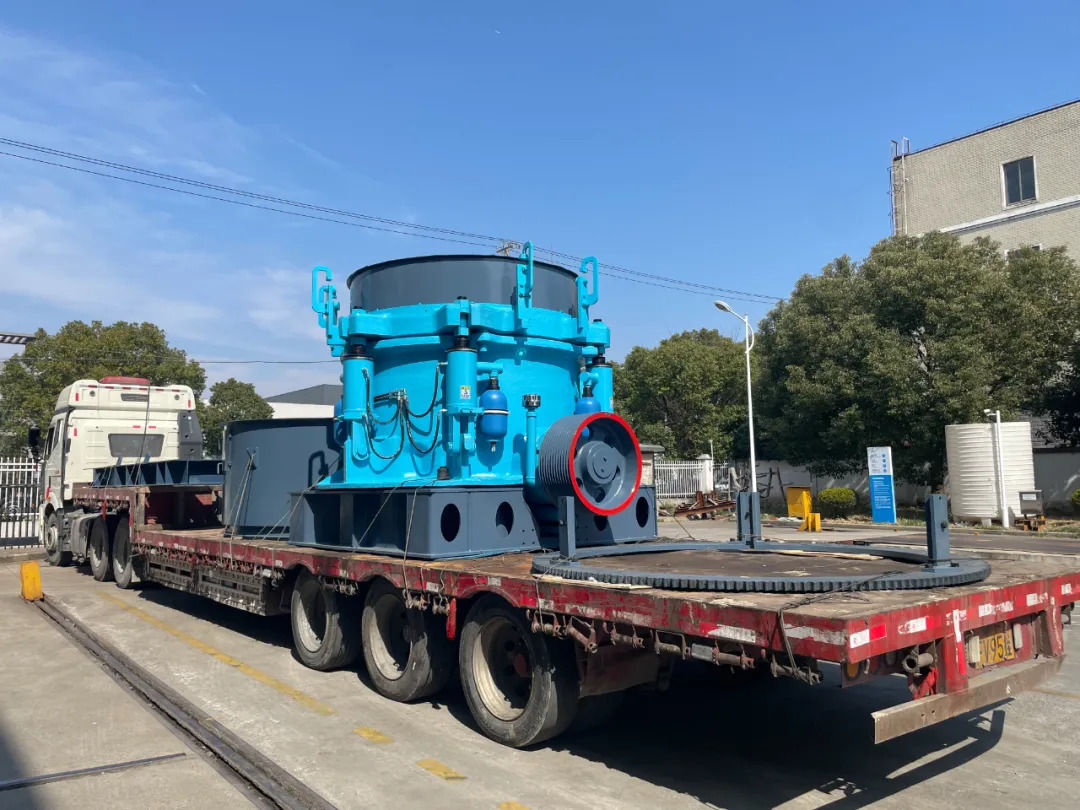 山美E-SMS歐星系列液壓圓錐破碎機施工現場（二）